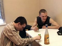 After a couple vodka bottles these three guys decide to get laid forgetting about their shame. One of them becomes real victim of his two fellows but he seems to love all that shit and so does his tight ass - it gets ripped apart by big hard erected cocks